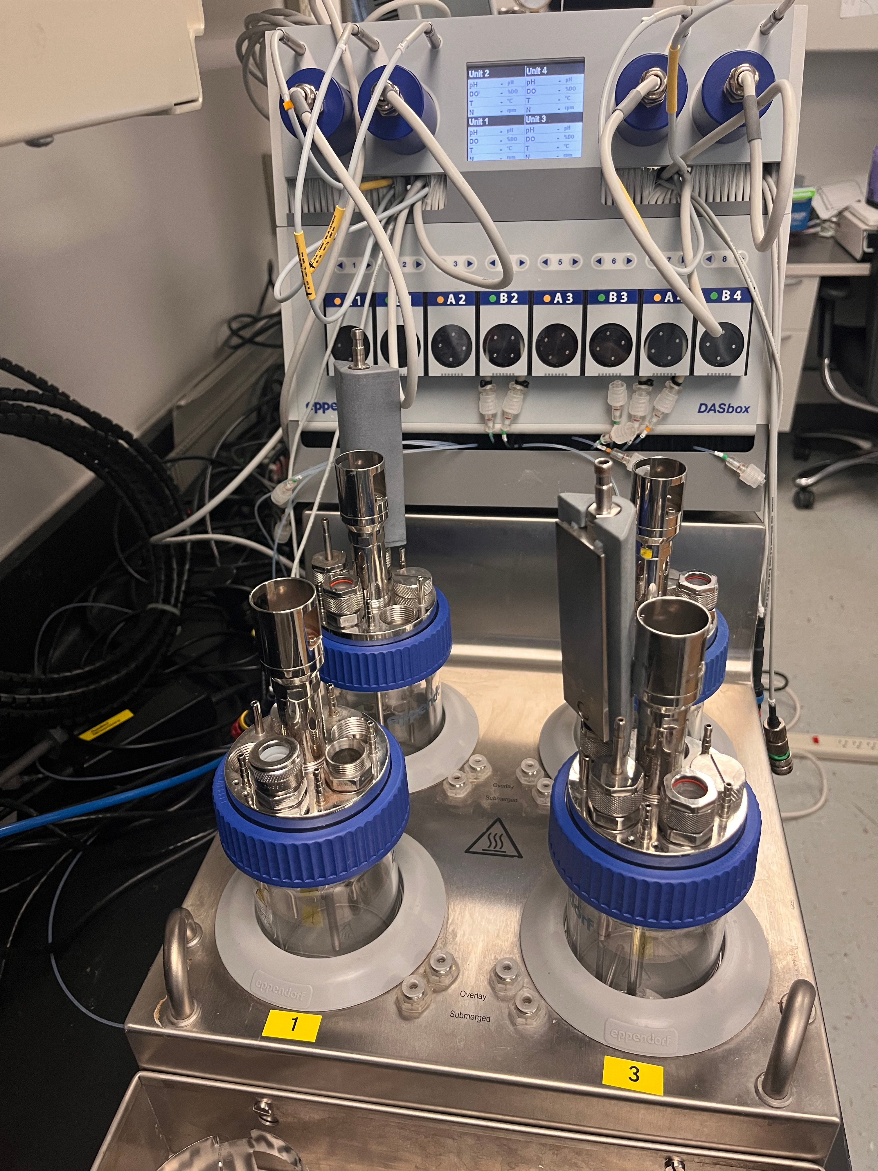 Great shape- Eppendorf DASbox 250ml bioreactor system for microbial/cell culture